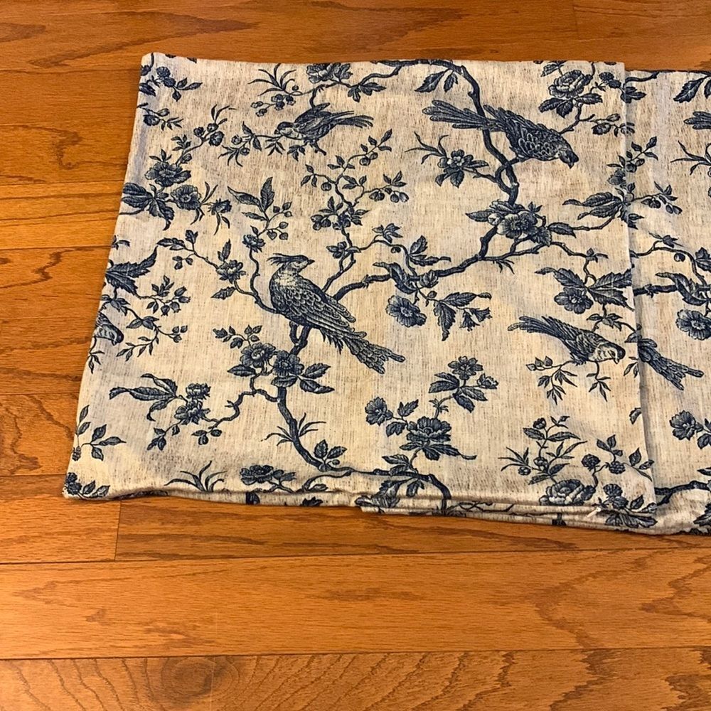 Two piece accent pillow covers. Gray/tan and blue. 19” x 19”